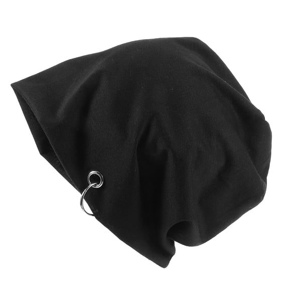 WRITWAA Comfortable Black Turban Cap for Men Fit and Double Layer Construction