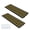 48in 2 Pieces 122*40.5*6 Cm, variant on Accreate 48" Car Driveway Rubber Curb Ramps, Heavy Duty Driveway Gutter Slope Ramp, Low Profile Design for Cars, Water Channel for Drainage, Curbside Bridge Ramp for Loading Dock Garage Sidewalk