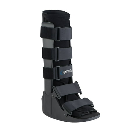 United Ortho USA14007 Cam Walker Fracture Boot, Large, Black