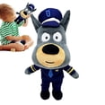thumbnail image 4 of 30cm Sheriff Labrador Dog Plush Toy Stuffed Animal Anime Security Sergeant Labrador Wolf Dog Police Officer Doll Soft Toys Gifts, 4 of 5