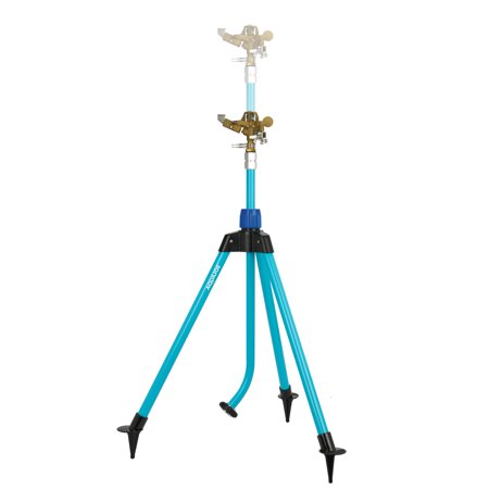 Aqua Joe AJ-IST39BM Indestructible Brass Impulse 360 Degree Sprinkler