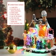 thumbnail image 3 of DREAM GARDEN Christmas Village House Decorations, Animated Gingerbread House with LED Lights Battery Operated Musical Collectible Buildings for Home Table Holiday Display C80, 3 of 3