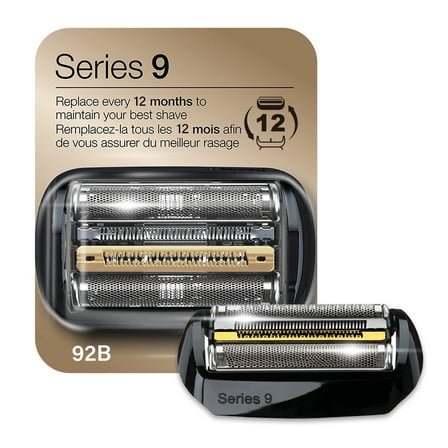 92B Electric Shaver Replacement Heads for Braun Series 9, Compatible with 9040s, 9080cc, 9093s, 9095cc, 9240s, 9242s, 9260s, Black
