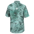 thumbnail image 3 of Men's Colosseum  Green Colorado State Rams Realtree Aspect Charter Full-Button Fishing Shirt, 3 of 3