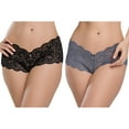 thumbnail image 4 of Smart & Sexy Women's Signature Lace Cheeky Panty, 2-Pack, Style-SA131, 4 of 5