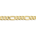 thumbnail image 3 of 10K Yellow Gold Figaro chain 26 in 8.75 mm 8.75mm Light Concave, 3 of 5