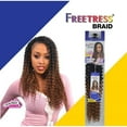 thumbnail image 4 of FreeTress Synthetic Hair Crochet Braids Water Wave 22", 4 of 9