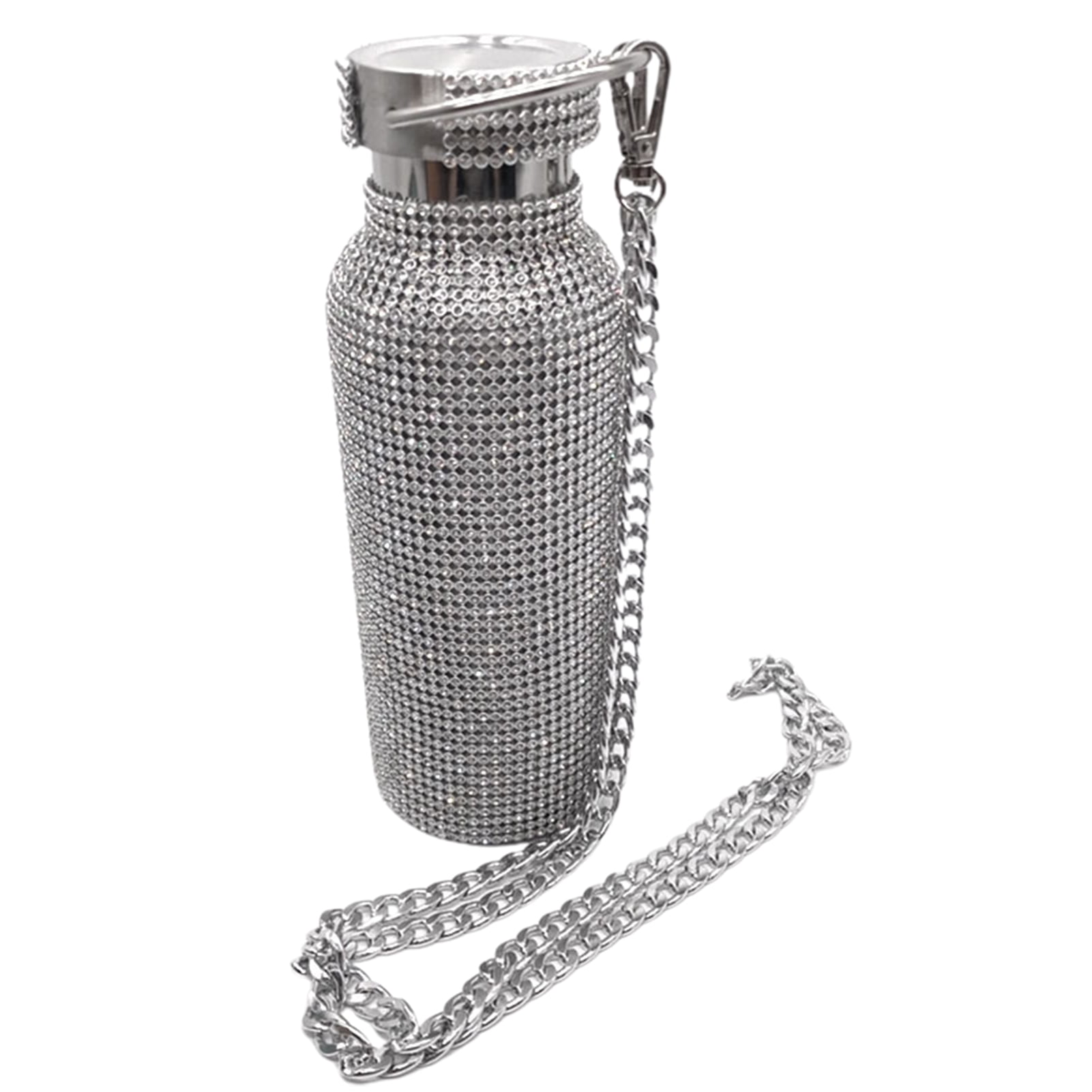 350ml/500ml/750ml Diamond Thermos Bottle Portable Diamond-encrusted Mug Reusable  Easy Clean for Women Outdoor Traveling Products - AliExpress