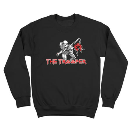 The Storm Trooper Maiden Small Black Crewneck Sweatshirt