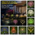 thumbnail image 3 of Luces solares para jardín Lanthium 120 LED, paquete de 4, coloridas, 3 of 9