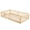 Natural Color, variant on Zimtown Montessori Floor Bed Frame, Full Size Kids Toddler Bed with Fence and Door, Wooden Platform Bed, White