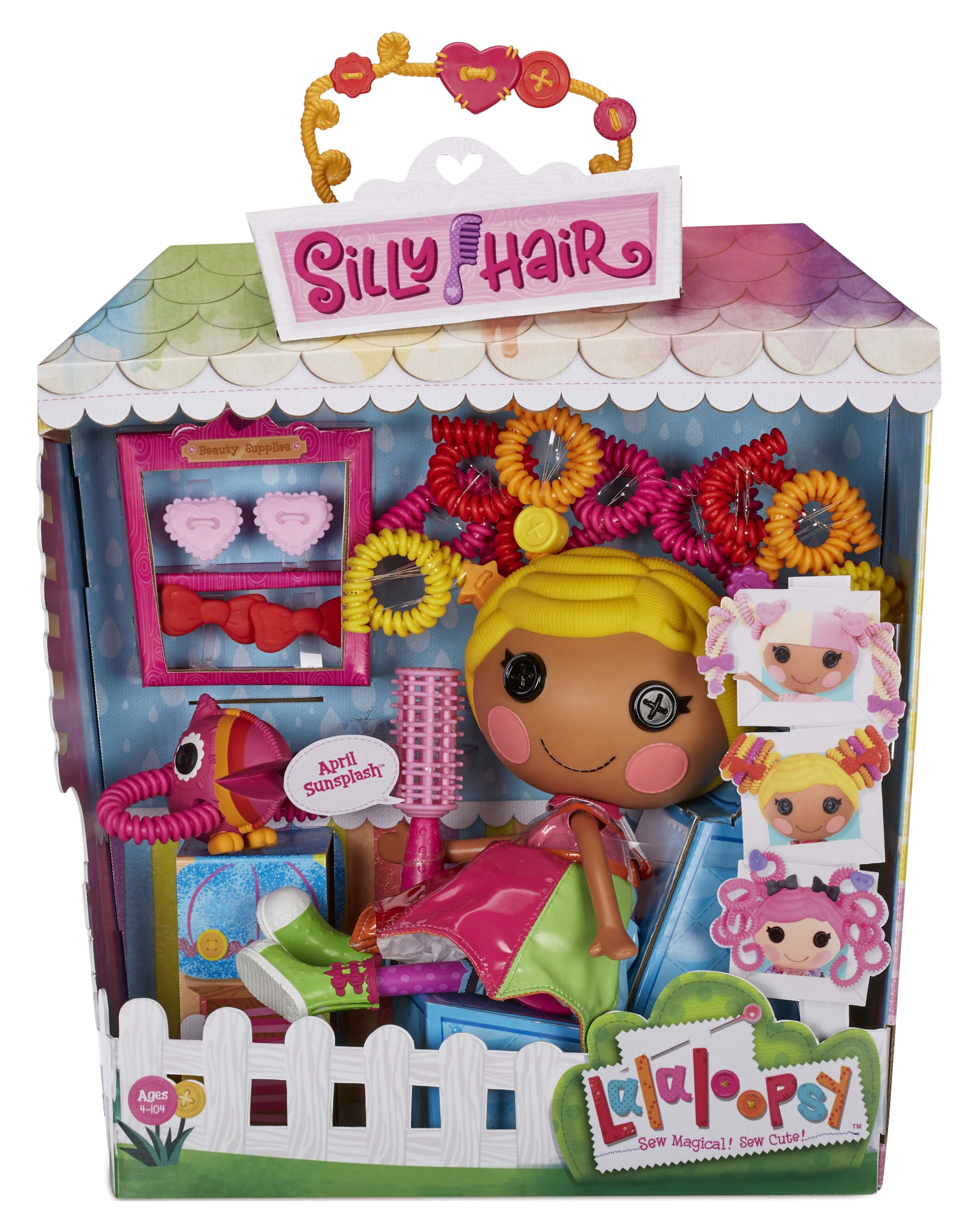 Lalaloopsy Silly Hair Doll - April Sunsplash with Pet Toucan, 13