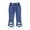 Blue3, variant on SHTXOZHI Kids Girls' Jeans Elastic Waisted Flared Denim Pants Toddler Cute Pants for 2-7 Years