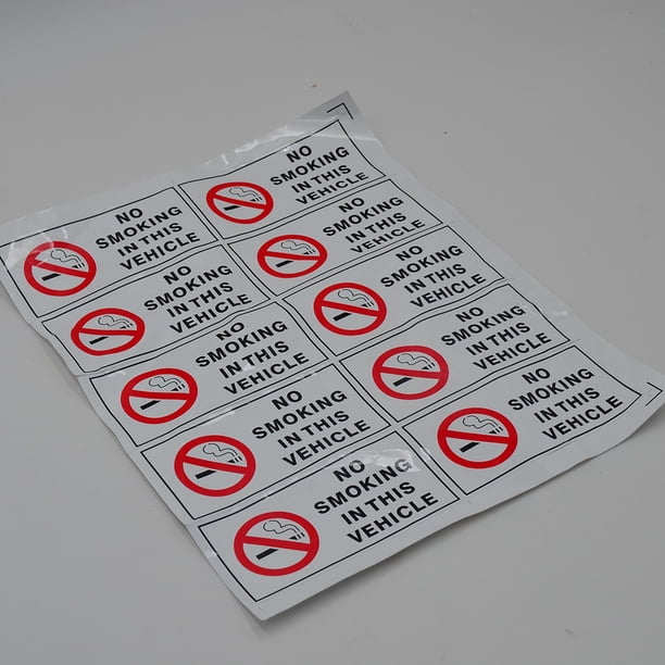 Autocollants 'Ne Pas Toucher Porte Automatique' - Lot De 5 - 17.5x25 Cm - Vinyle Adhésif - Pour Transport Public