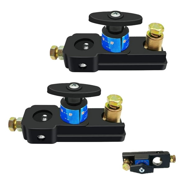 Smart Copper Battery Clamps On/Off, Shut Off Switch 12v/24v, Top Post Battery Lock Out Disconnect Switch Heavy Duty, Power Cut Master Lsolator Circuit Breaker for Car Marine Boat Rv ATV(2pcs)