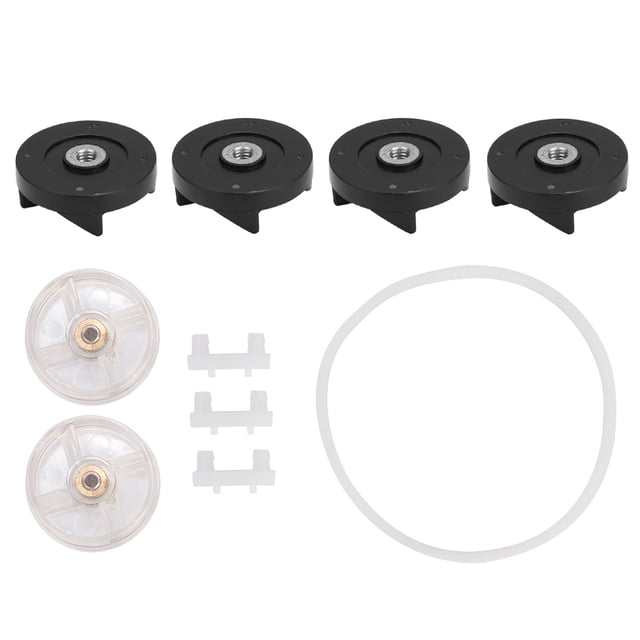 Blade Gear Replacement, Accessories of 6 Base Gear and Blade Gear Replacement Part for Magic Bulle Blender 250W(Group 2)