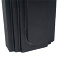 thumbnail image 5 of Gild Design House Calyx 12" Metal Table Vase Large Black, 5 of 7