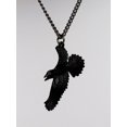 thumbnail image 2 of Black Raven Black Crow Gothic Pewter Pendant Necklace by Real Metal NK-617, 2 of 5