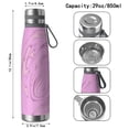 thumbnail image 3 of 29oz Insulated Water Bottle with Tea Infuser, Stainless Steel Travel Mug, Liquid & Marble Print, 3 of 6