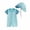 Light Blue, variant on LYHao Boys Swimwear Baby Rash Guard UPF 50  Sun Swim Suit For Toddler Beach Pool Summer Water Play,2 Piece Swimsuit 12-24 Months Blue