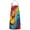 Colorful Abstract Pattern, variant on Colorful Rainbow Tie Dye Spiral Pattern Apron-Garden Aprons for Women with Pockets-Cotton Linen Waterproof Kitchen Cooking Gardening Aprons Adjustable for Kitchen,Cooking,BBQ and Salon 33x27 Inch