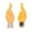 Yellow, variant on oshhnii Candelabra Lamps Creative Portable Gifts Decorative Small Flame Design Light Bul Blue