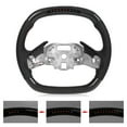thumbnail image 3 of LED Steering Wheel, LED  Lights Steering Wheel Real Carbon Fiber  for Automobile for Car, 3 of 8