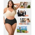thumbnail image 5 of USEASY Shapewear Underwear for Women Tummy Control Mid Wasited Invisible Butt Lifting Shaping Panties, 5 of 6