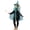 Blue, variant on Fairy Godmother Hat, Cape & Wand, Pink Halloween Costume, Women, One Size Fits Most, 30146-OS