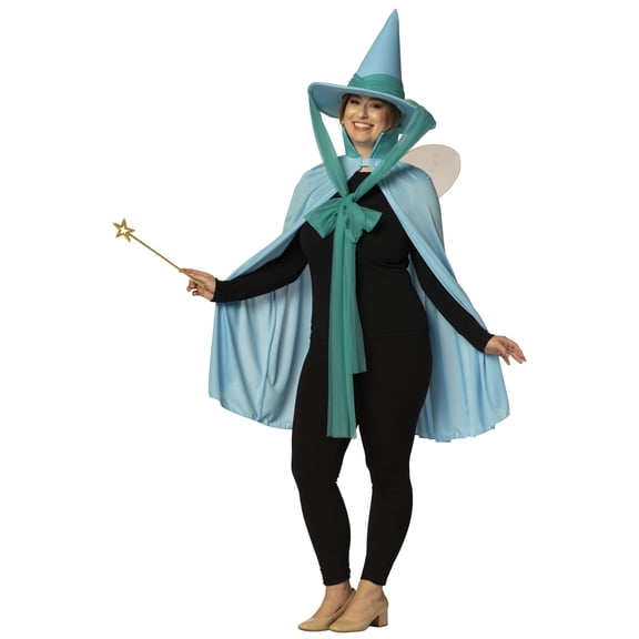 Imposta Costumes Fairy Godmother Hat, Cape & Wand, Blue Halloween Costume, Women, One Size Fits Most, 30144-OS