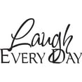 thumbnail image 1 of Laugh Everyday Quotes Happiness Lettering Wall Sticker Art Design Decal for Girls Boys Kids Room Bedroom Nursery Kindergarten House Fun Home Decor Stickers Wall Art Vinyl Decoration (20x40 inch), 1 of 1
