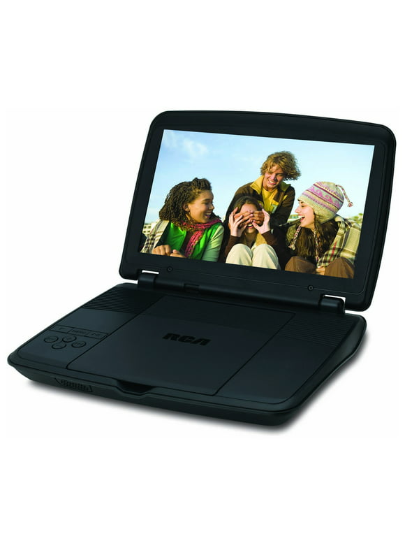 RCA DRC96100 10 Inch Portable DVD Player with Rechargeable Battery, Black (Used)