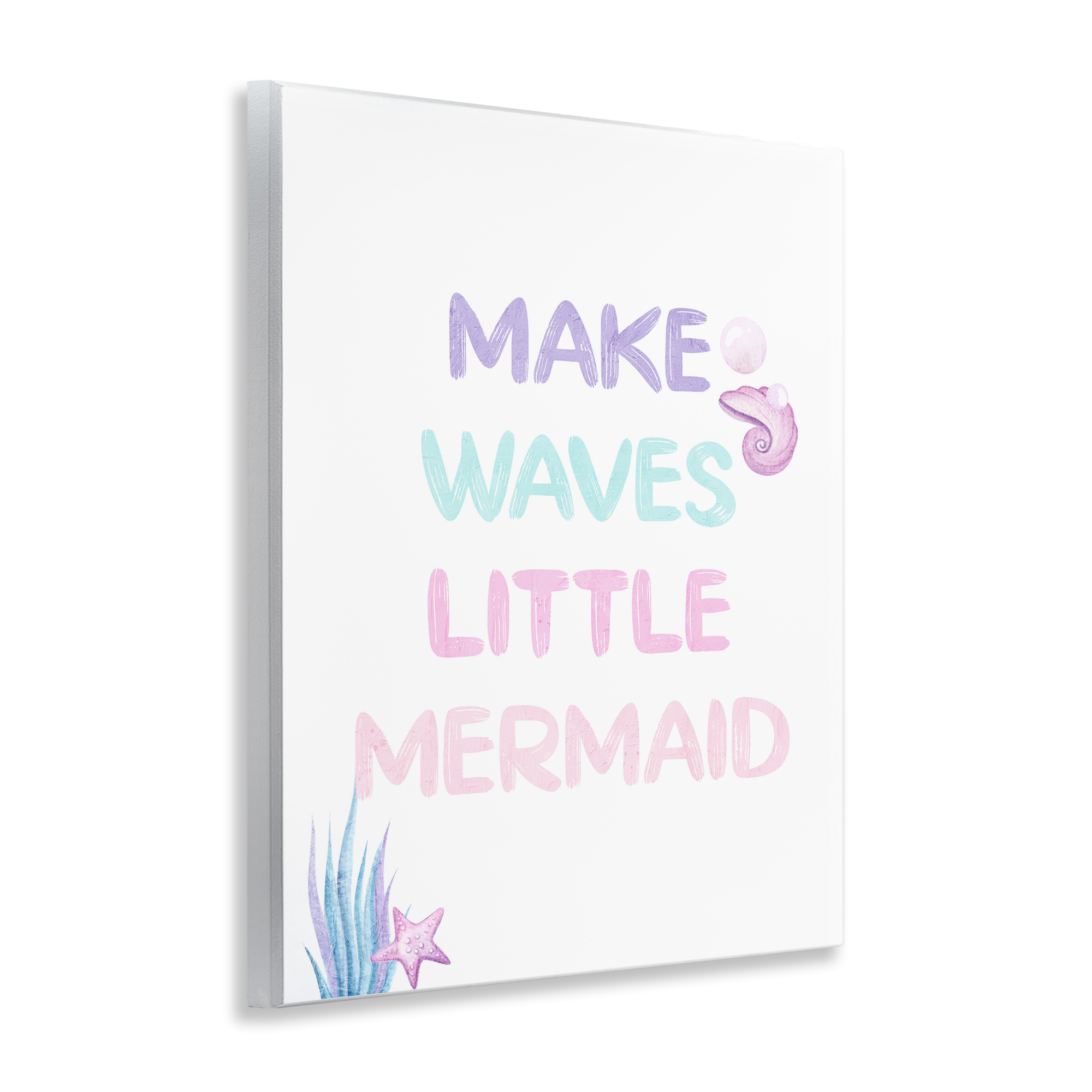 Make Waves Little Mermaid Wall Plaque Art, design by Kim Allen