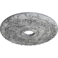 thumbnail image 3 of Ekena Millwork 19 7/8"OD x 3 5/8"ID x 1 1/4"P Spring Leaf Ceiling Medallion (Fits Canopies up to 5 5/8"), Hand-Painted Ultra Pure White Crackle, 3 of 6