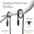 thumbnail image 4 of Brightech Ambience Pro Super Bright 27Ft, 12 Bulbs Solar Power Remote Control Outdoor String Lights, Edison Spiral Shatterproof Bulbs, Commercial Grade LED, Waterproof Patio Lights, 4W Soft White, 4 of 9