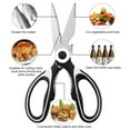 thumbnail image 6 of Miyuadkai Multifunctional Stainless Steel Kitchen Scissors - Heavy Duty for Chicken Bones, Food, Poultry - Ultra Sharp, Panda Design, 6 of 7