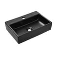 thumbnail image 5 of Claire 20 Rectangle Ceramic Vessel Sink, Matte Black, 5 of 11
