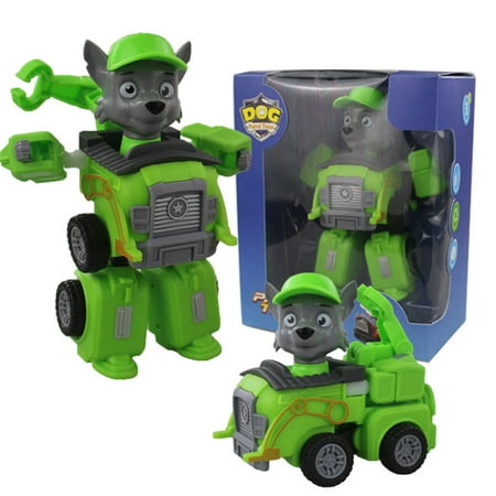 Children Cartoon Car for Paw Patrol Figure Chase Rocky Marshall Rubble