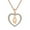 Golden Size X6, variant on Personalized Name Necklace, Gaqring Elegant Custom 26 Letter Pendant Jewelry, Alloy Plated Women's Gift Chain with Crystal Heart Charm