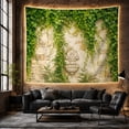 thumbnail image 6 of Ornate Fountain with Ivy Against a Stone Wall, Serene Rustic for Garden Lovers, Botanical Wall Art, Housewarming Gift, Tapestry Wall Hanging for Living Room and Bedroom, 6 of 7