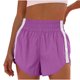 thumbnail image 2 of Karight Color Block Athletic Shorts for Women Trendy Summer High Waisted Casual Golf Tennis Running Shorts, 2 of 8
