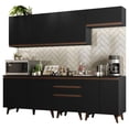 thumbnail image 2 of Cocina Integral Completa Modular Madesa Reims 250cm Negro 05, 2 of 10