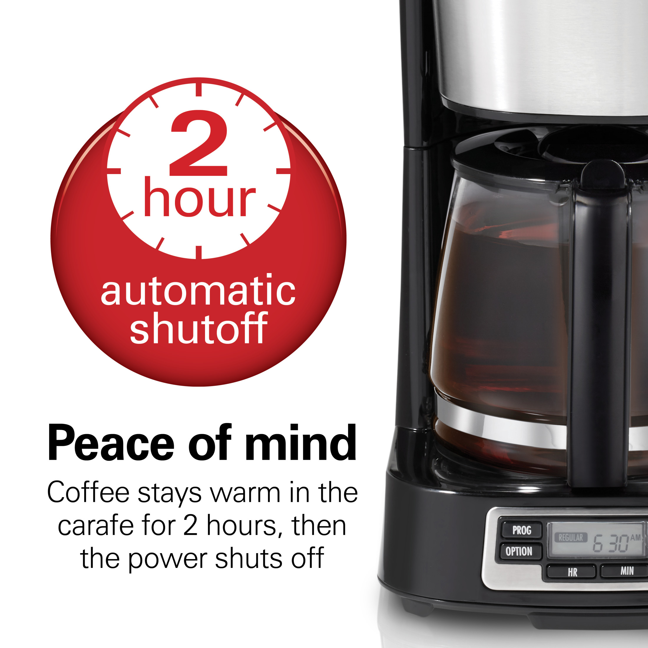 Hamilton Beach Front Fill 5-Cup Programmable Drip Coffee Maker photo 7