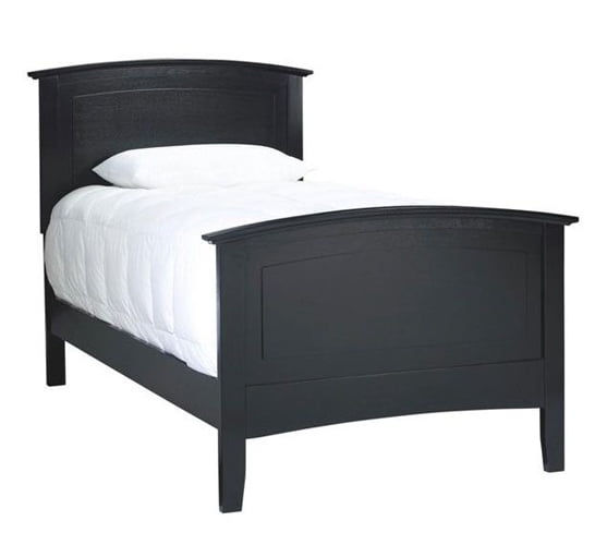 Whistler Twin Bed in Black Finish