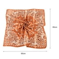 thumbnail image 6 of D-GROEE Square Polyester Head Scarf - Hair Scarf Square Hair Bandanas Large Scarf Sleeping Head Wraps Neck Scarf for Women, 6 of 8