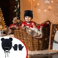 thumbnail image 2 of Odeerbi Baby Boys Girls Beanie Infant Toddler Beanie Hats 2025 NEW Kids Winter Hat Mittens Set Warm Fleece Hat Knitted Hat & Gloves, 2 of 9