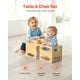 thumbnail image 2 of Set de mesa y silla de destete VEVOR Montessori de madera de 1 a 5 años, 2 of 9