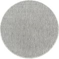 thumbnail image 3 of Unique Loom Outdoor Solid Collection Area Rug (3' 3" Round Light Gray/Ivory), 3 of 7