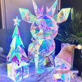 thumbnail image 2 of Caja de regalo con luz LED de ciervo para Navidad, muñeco de nieve, árbol de Navidad, regalo de cumpleaños, regalo para niña, 2 of 5