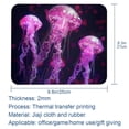 thumbnail image 5 of FeBohao Funny Mouse Pad Mat for Desk Jiaji Cloth Rubber Base Durable Cute Soft Pattern Square Pretty Home Use Decor Men Cushion Cool Modern Essentials Girl Boy School Jellyfish, 5 of 6